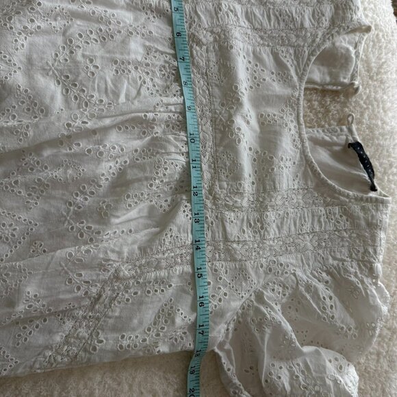Sanctuary Eyelet, White 100% Cotton Dress Size S - Picture 7 of 10